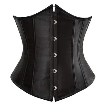 

Women Steel Bone Satin Sexy Court Corset Waist Shaping Shapers Body Thin Belt Abdominal Correction Belt plus size