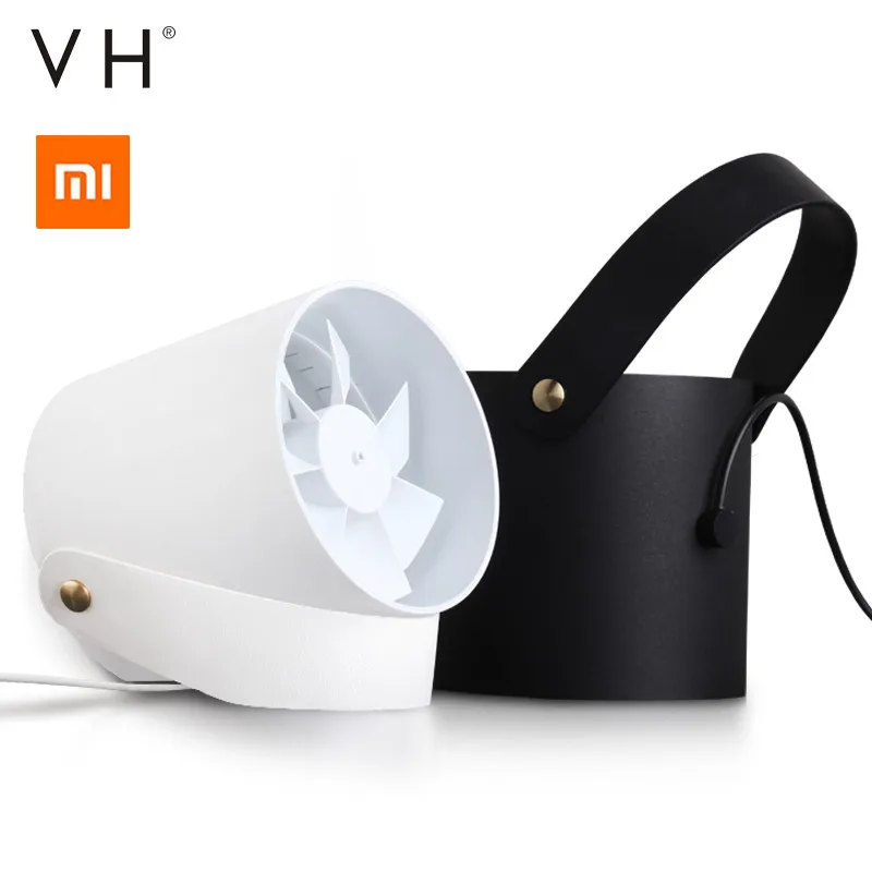 Стильный вентилятор Xiaomi Mijia VH с двойным лезвием, бесшумный рабочий стол, бесшумный вентилятор с низким уровнем шума, сенсорный переключатель и вторая передача, регулируемый