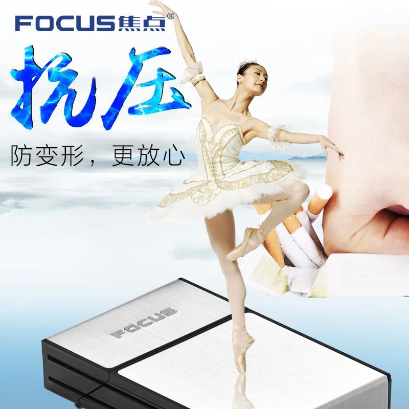 FOCUS 20 шт. чехол для сигарет влагостойкий ABS пластиковый курительный аксессуар