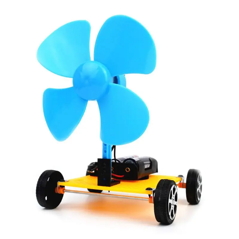 Creative New Assembling DIY Small Fan Production Scientific Experiment Maker Education Kit 4