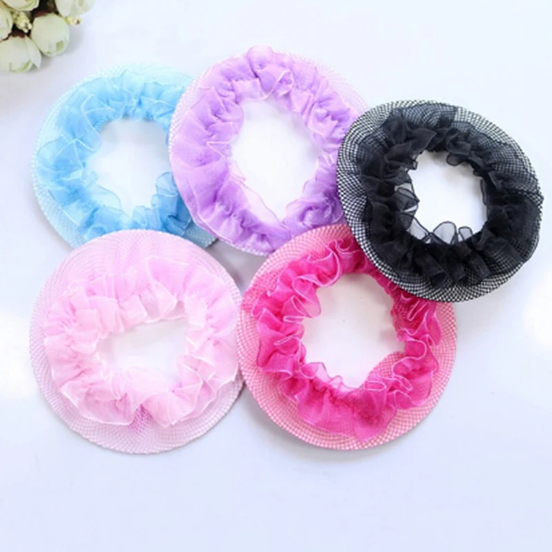 Hair Headpiece Hair Invisible Hairnet Children Ballet Dance Net Pocket Hair Headdress Girl Hair Accessories