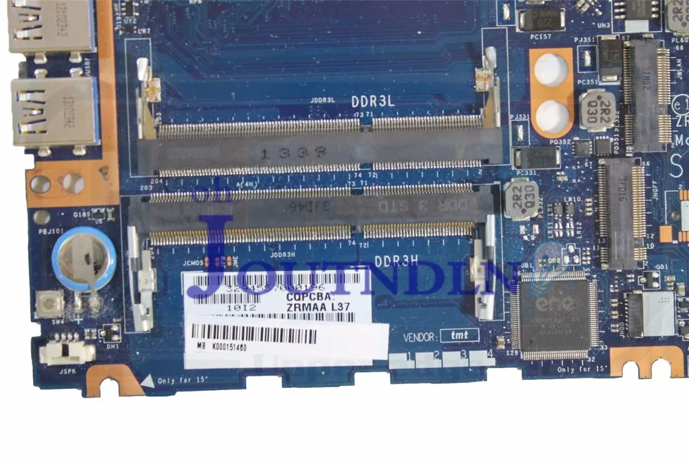 Discount JOUTNDLN FOR Toshiba Satellite E45T E45t-A4100 Laptop Motherboard LA-A481P K000151460 i5-4200U 1.6 GHz 1