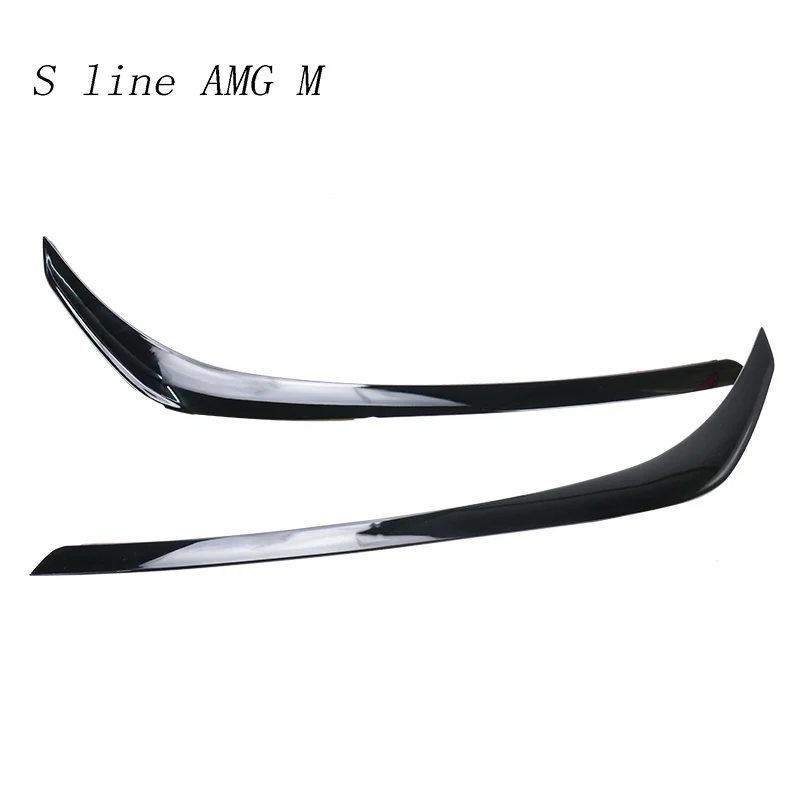 Автомобильный Стайлинг Задний Передний бампер спойлер воздушный нож Чехлы наклейки Накладка для Mercedes Benz CLA класс C117 Для AMG авто аксессуары
