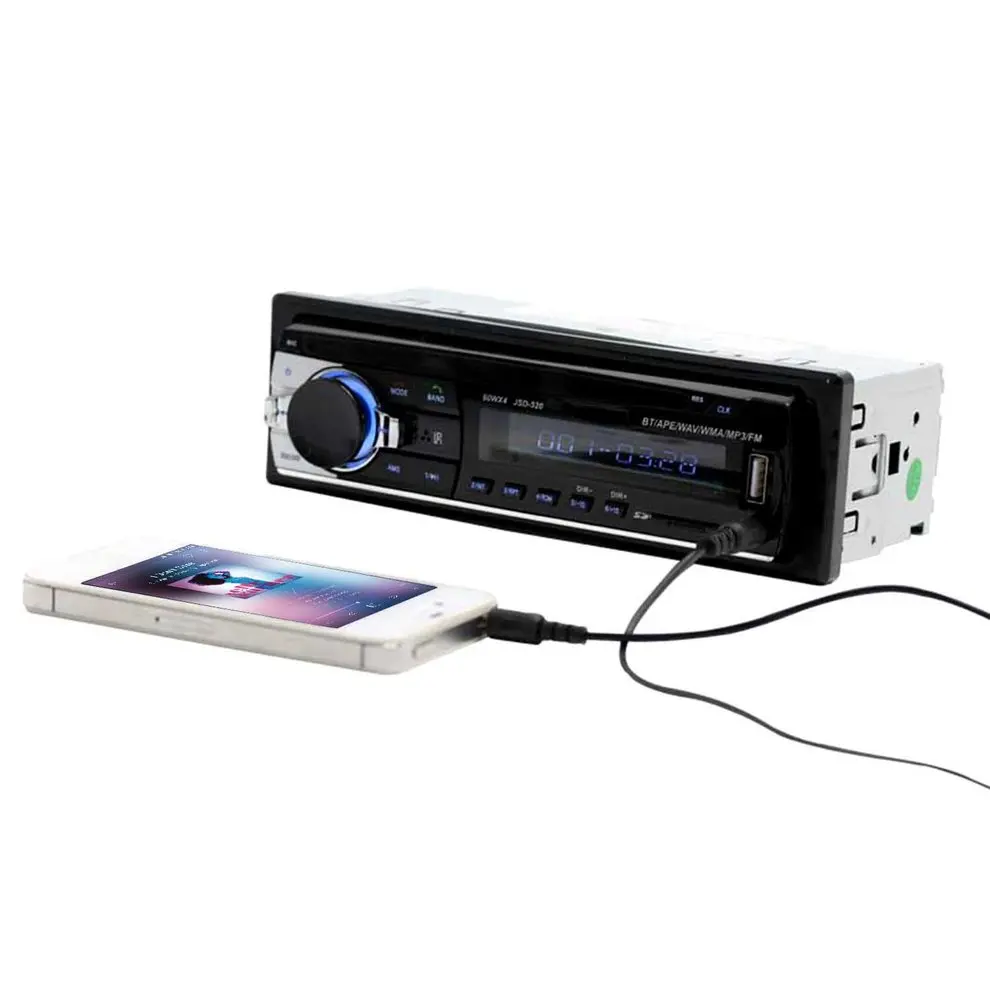 

5PCS Bluetooth Car MP3 WMA WAV Player Remote Control Multimedia FM Receiver Radio Stereo Audio Music USB With Digital Screen