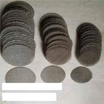 

R31mm diameter filter discs/SUS 304 60 mesh plain weave wire mesh discs/ customized filter value/MOQ 500 pcs