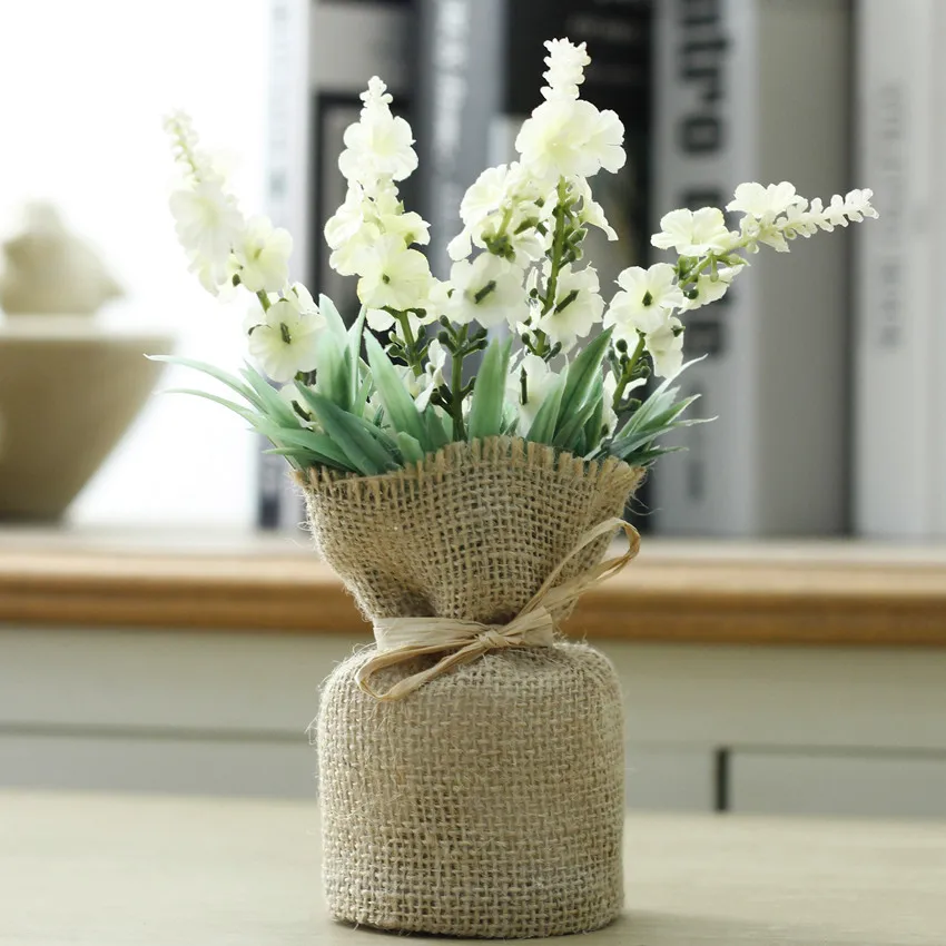 Us 3 49 30 Off Burlap Fridge Magnets Lavender Plant Potted Artificial Flowers Bonsai Set Fake Flower Vase Souvenir Blackboard Magnetic Sticker In Us 3 49 30 Off Burlap Fridge Magnets Lavender Plant Potted Artificial Flowers Bonsai Set Fake Flower Vase Souvenir Blackboard Magnetic Sticker In