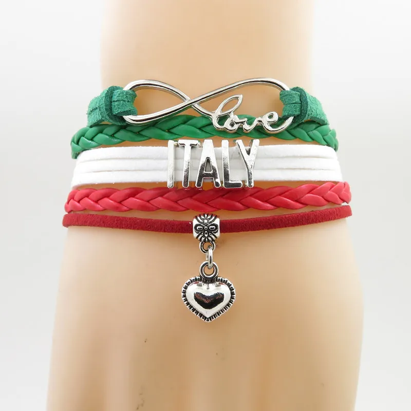 Infinity somalia Подвеска для браслета в форме сердца браслеты для страны, модные браслеты для мужчин и резинка для женщин, браслет для женщин, ювелирные изделия