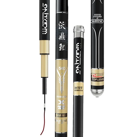 Carpa de Carbono Vara de Pesca Vara de Mão Equipamento de Pesca Olta Tonalty Taiwan Ultra-luz Ultra-duro Pólo 7.2 m 28