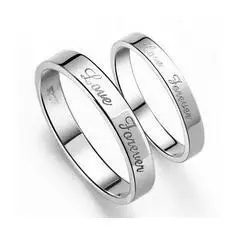 

Free shipping hot sell love forever fashion lovers`couple rings 925 pure silver finger ring jewelry wholesale 1pair/lot