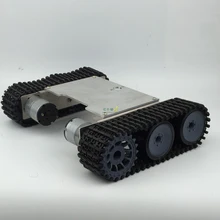 DIY 149 сплав шасси танка с нейлоновой гусеничный РЕМЕНЬ Гусеничный автомобиль робот шасси