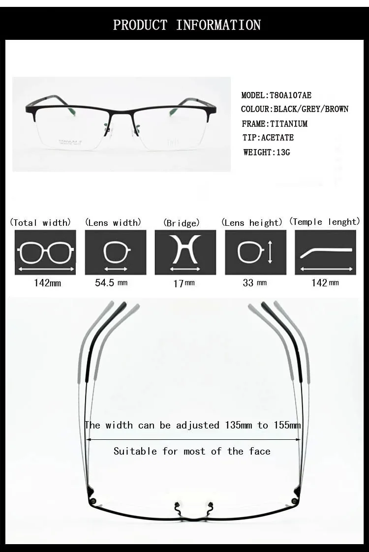 Полуоправа титановая оправа для очков близорукость для мужчин солнцезащитные очки ночного видения с поляризованным зажимом набор магнитных линз