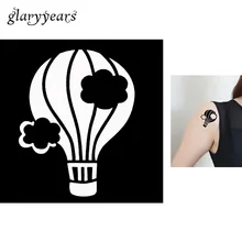 1 Простыни хной татуировка трафаретов небольшой блеск Водонепроницаемый своих шар Дизайн Краска для тела Книги по искусству хна рисунок татуировки трафарет g118