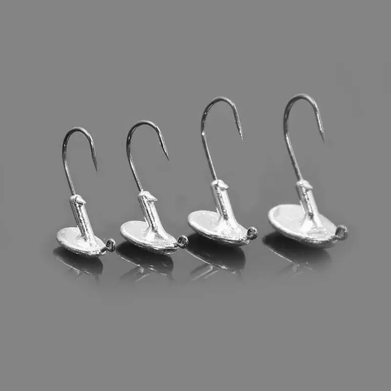 

10pcs Tumbler Lead Jig Head Fishing Hook Set Barbed Fishhook 3.5g 5g 7g 10g 14g