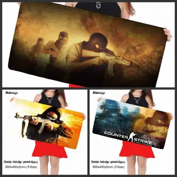

Mairuige gaming mouse pad cs go big mousepad sniper fire laptop keyboard speed control board game player's favorite presents