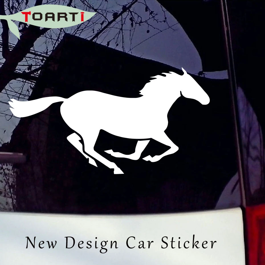 17 8 9 6cm Kuda Lari Vinyl Stiker Mobil Stiker Kuda Siluet Mobil Styling Stiker Dekoratif Komputer Stiker Car Sticker Car Sticker Horsecar Styling Aliexpress