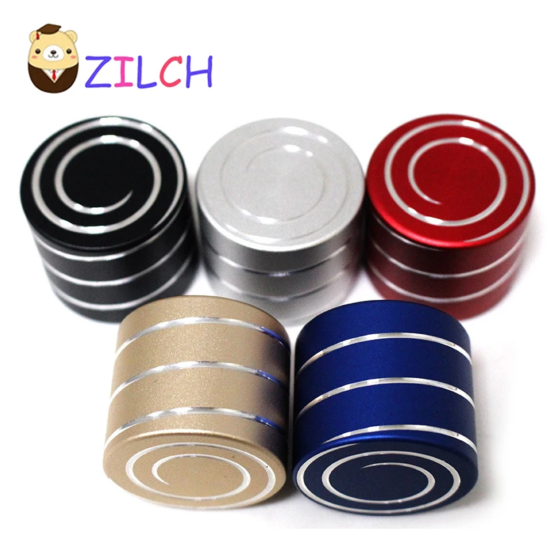 Metal Spinning Top VORTECON Aluminum Spinning Desk Toy Silent