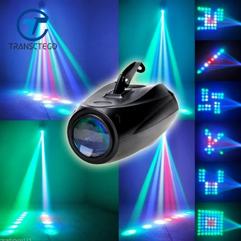 أضواء سليمة transctego أنماط dj ديسكو ضوء led مصباح الليزر حزب العارض بار الليزر المنطاد الزفاف الإضاءة
