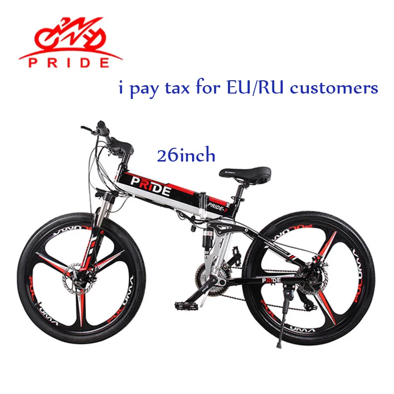 Clearance Electric bike 26inch Aluminum Folding electric Bicycle 500W Powerful bike 48V12.5A Battery Mountain ebike Snow/beach/city e bike 0