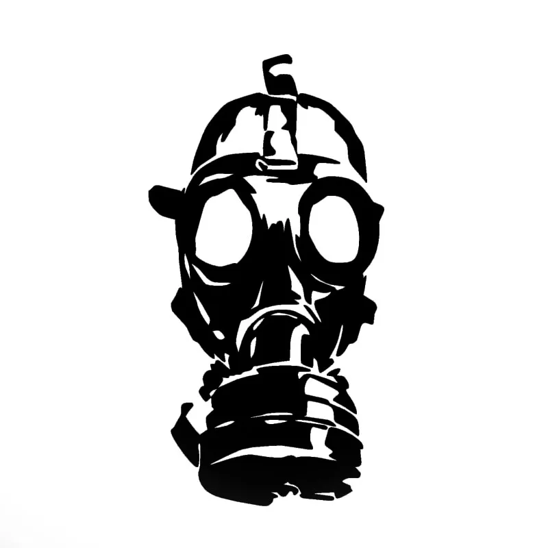 Gasmask Ходячие мертвецы зомби демон Мамия автомобильная наклейка для фургона
