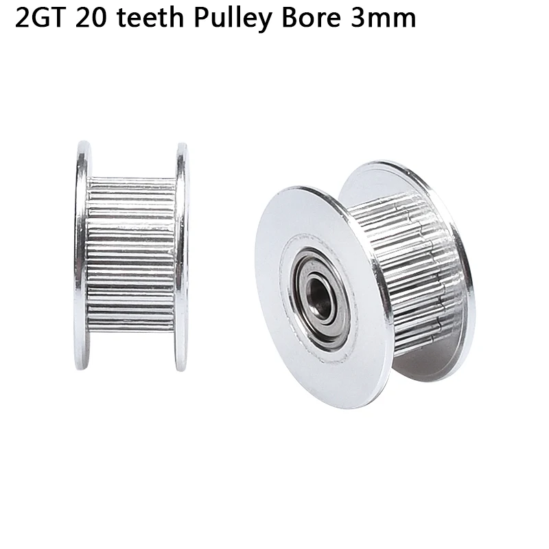 Tanie GT2 koło rozrządu koła zębatego 16/20 otwór koła zębatego 3/5mm Aluminium zębów sklep