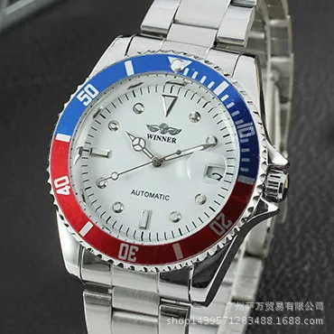 Модные мужские Роскошные брендовые часы с календарем Isplay из нержавеющей стали, автоматические механические наручные часы