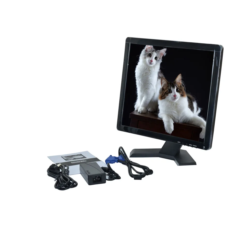 17 "дюймов TFT-CCTV ЖК дисплей 4:3 цвет мониторы экран дисплей BNC/VGA/AV/HDMI вход с подставкой для камера микроскопа HDMI PC