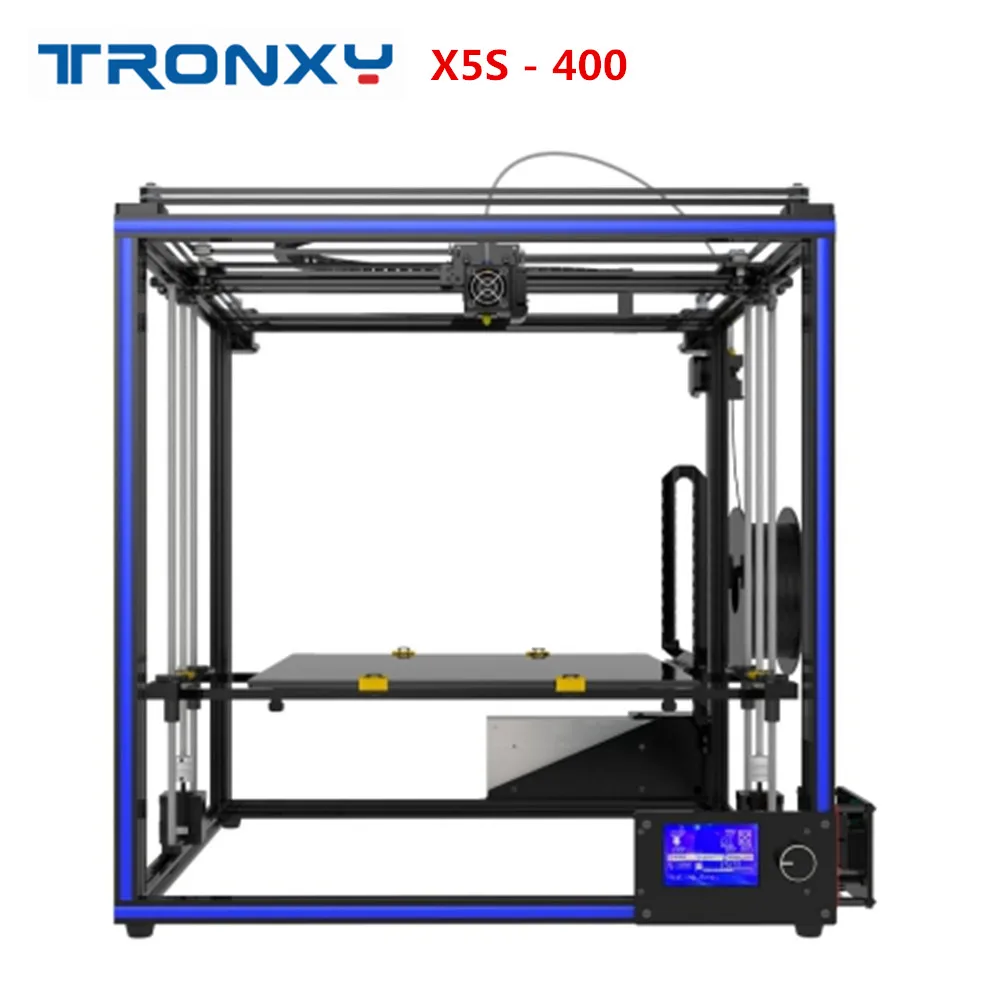 

Tronxy X5S - 400 High Precision Rapid Assembly 3D Printer 400x400x400mm High Printing Precision LCD Screen 3D Printer Kit