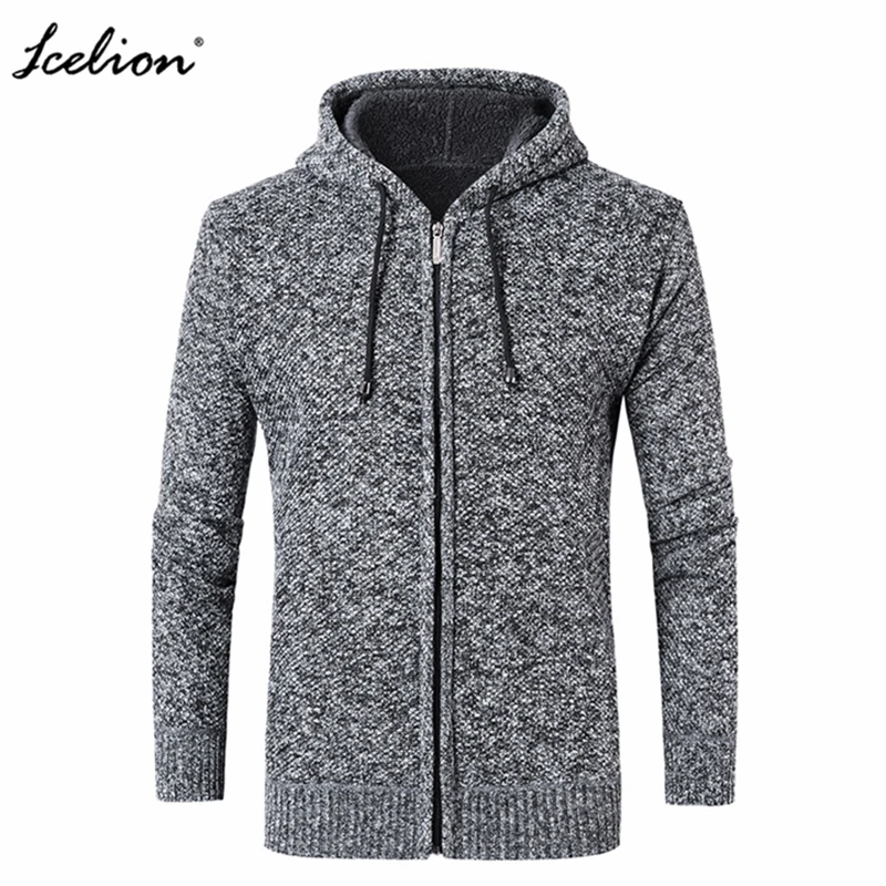 

IceLion 2018 New Soild Color Hoodies Men Long Sleeve Thick Men's Sweatshirts Sportswear Fitness Casual Hoody Streetwear Hoody