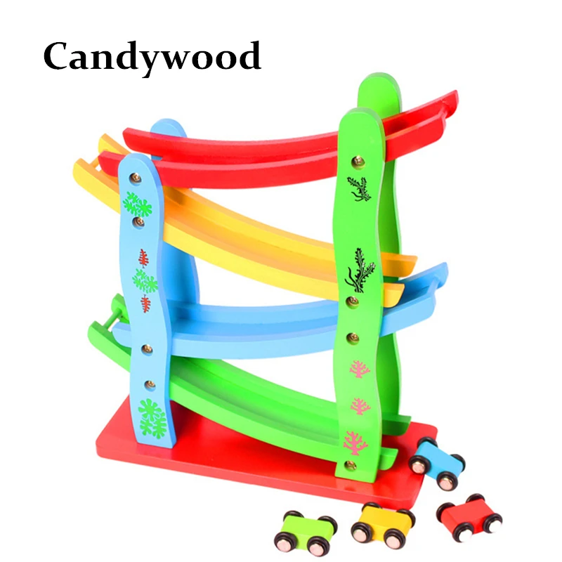 wooden children's toy with movement