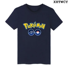 font b Pokemon b font Go Print font b Tshirt b font 2016 Fashion Manga