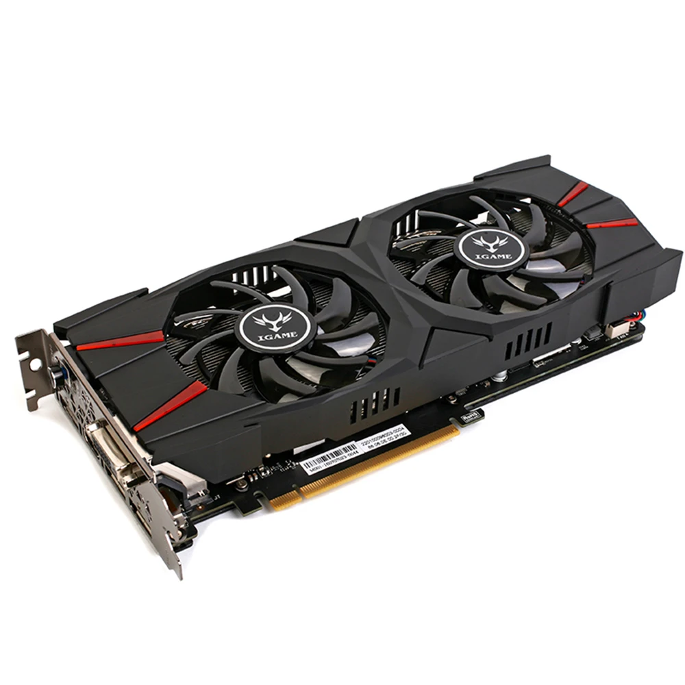 Оригинальные красочные iGame GeForce GTX 1060 вулкан U 6 г видео Графика карты 8008 мГц 192bit GDDR5