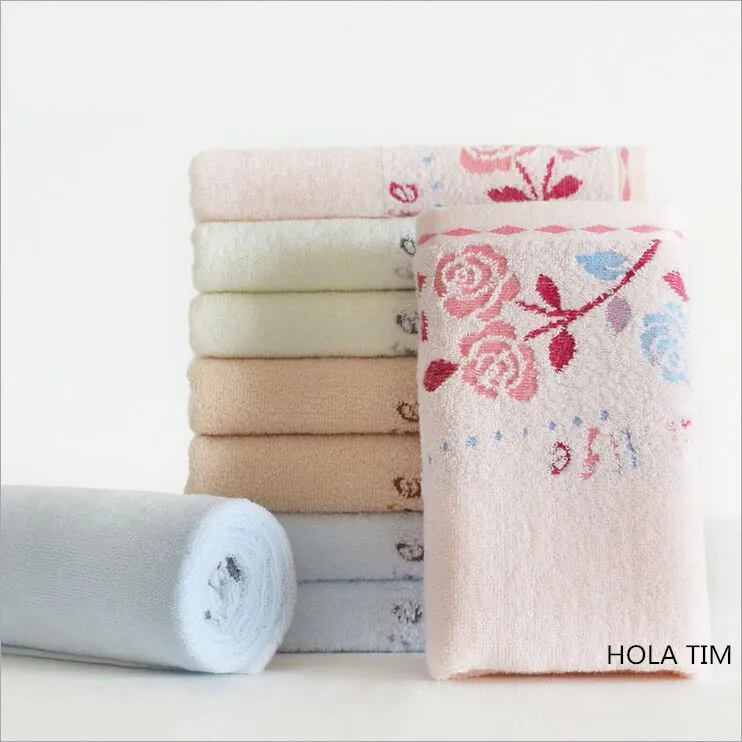 Rose 35*75cm 100 Cotton Towel Magic Bath Towel Frozen Adult Beach