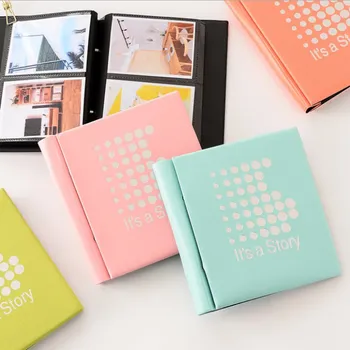 

DIY100 Pockets Polaroid Photo Album 4 inch Ice Dot Series Mini Instant Picture Family Memory Baby Scrapbook Album Inset Album