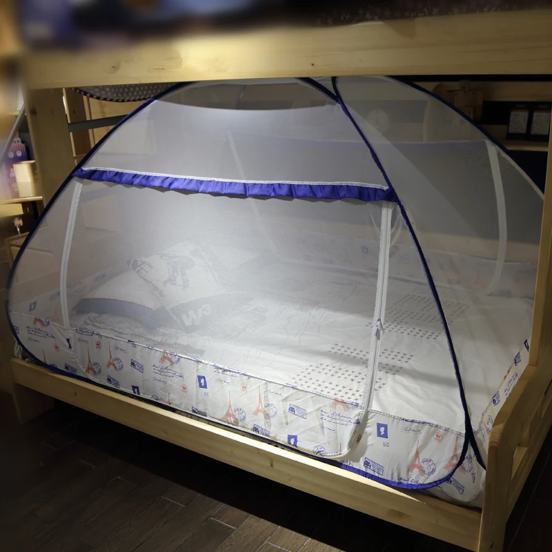 Bi parting Folding Mongolian Yurt Mosquito Net For Travel Camping