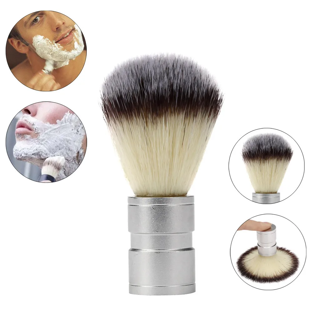 Luxury Men's Silvertip Badger hair Shaving Brush Stainless Metal Handle