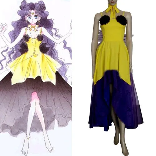 Sailor Moon Luna Human Form Cosplay Costume E001 Aliexpress