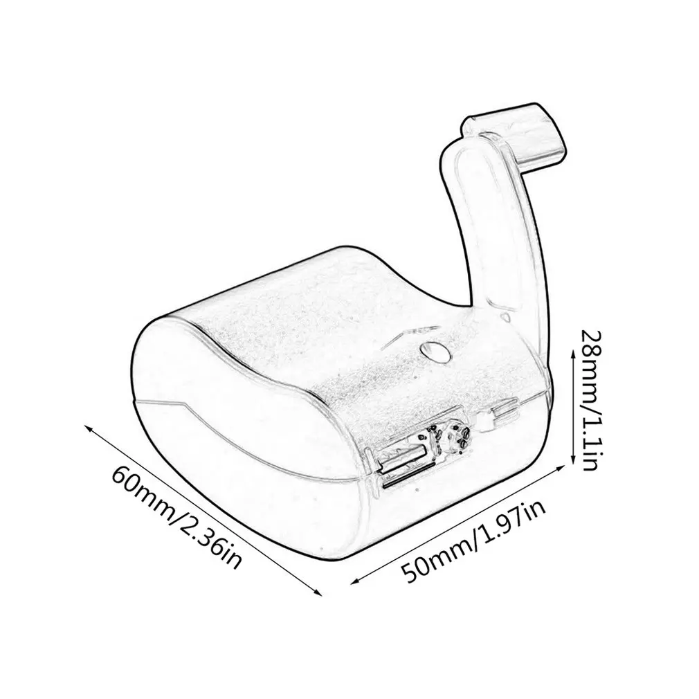 Новое аварийное зарядное устройство ручной обмотки USB ручная Динамо-машина для MP3 MP4 мобильный телефон USB аварийное пусковое устройство Зарядка