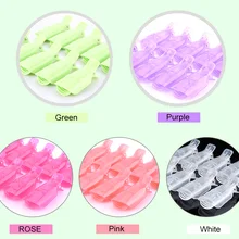 5 шт./компл. УФ средство для снятия гель-лака прочный Пластик зажим с гвоздем дизайн для ногтей маникюра и педикюра, фрезер для ногтей искусство впитывающийся для Кепки зажим