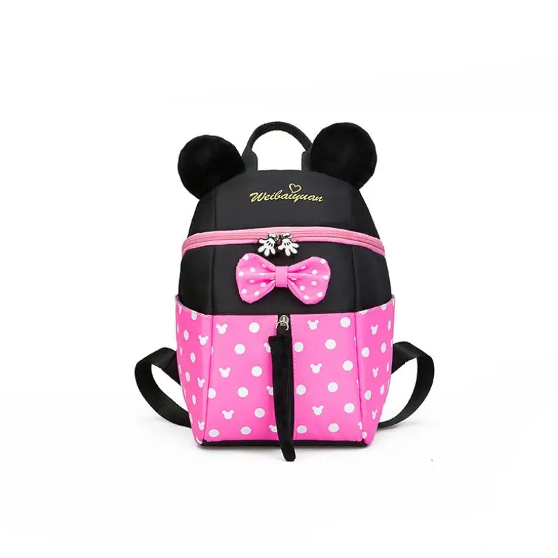 

New fashion children's school bag kindergarten 3-6 years old boys girls backpack cute kids baby mini Mickey cartoon schoolbags