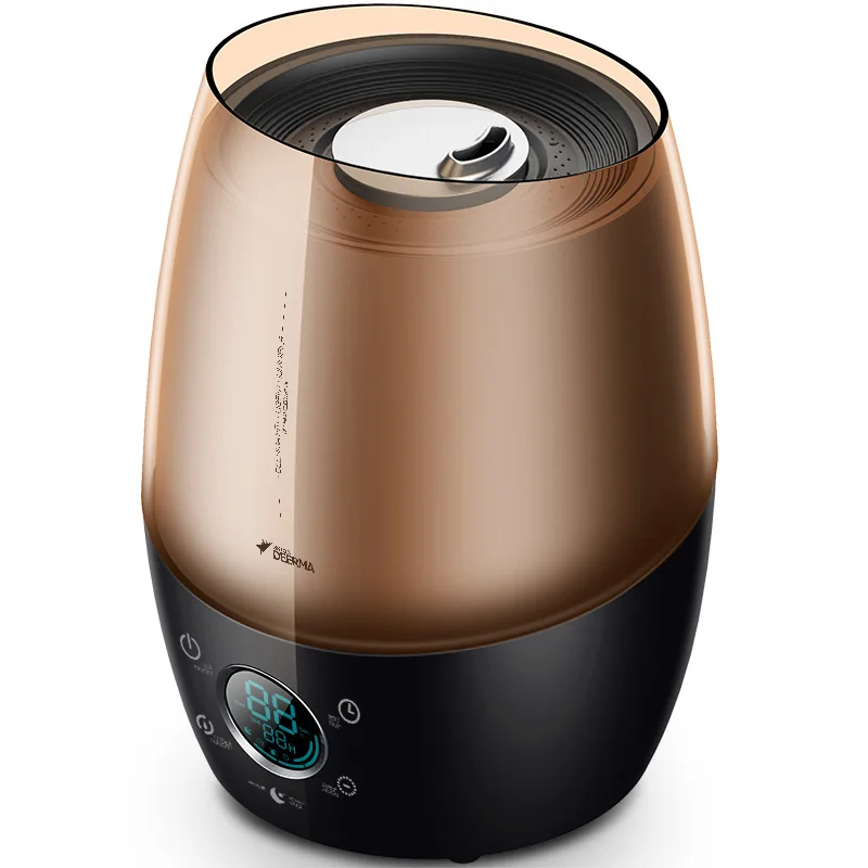 

Delmar Intelligent Timing Potable Ultrasonic Humidifier Pregnant Baby Mute Bedroom 4.5L Capacity Air Purification Humidifier
