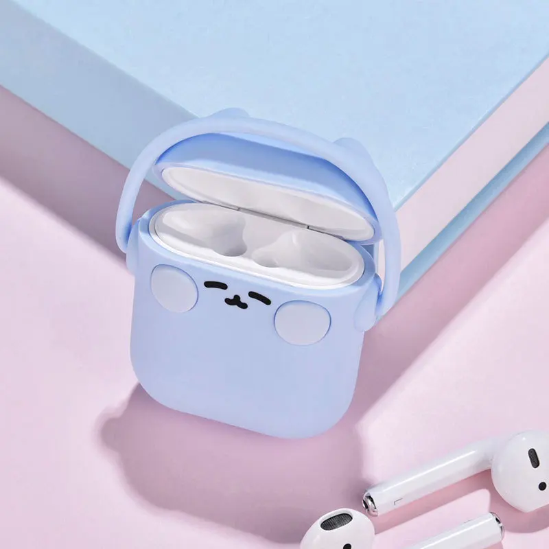 Чехол для AirPods милый мультяшный защитный чехол беспроводных наушников Air pods 1/2