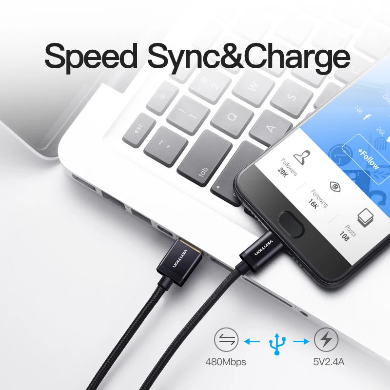 Vention 3A USB Type C кабель для быстрой зарядки Samsung Galaxy S9 S8 Note 8 Plus Xiaomi Mi 5 One plus 6 шнур|Кабели