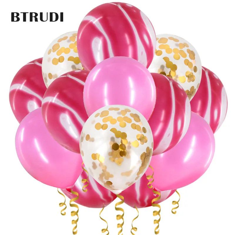 

20pcs/Set confetti balloon Colourful cloud pink green blue birthday wedding decoration 12 Inches 2.8 g Decorations High Quality