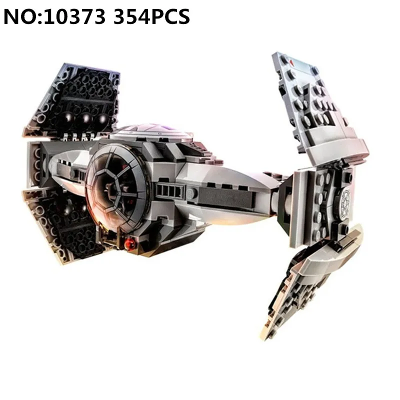 

354pcs Bela DIY Playmobil Bricks Legoing Star Wars Force Awakens TIE Advanced Prototype Building Blocks Toys for children Gift
