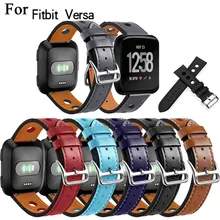 HIPERDEAL Роскошный Кожаный Замена ремешка часов Ремешок петля части для Fitbit Versa 15J Прямая