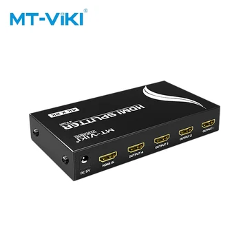 

MT-VIKI 4-port HDMI splitter 1 in 4 out HDMI2.0V synchron ausgang der unterstützung 3D unterstützung 4K * 2K MT-SP144