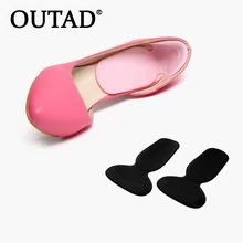 OUTAD 1 пара Мягкий силиконовый вкладыш для пятки протектор для ухода за ногами стелька для обуви Предотвращает пятки от царапин и волдырей