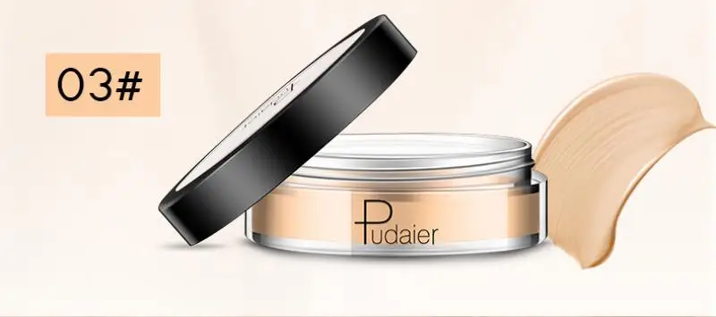 Pudaier Base Concealer Cream Lip Eye Cottect Moisturizing Primer Cottect Lasting Cosmeticos Maquillaje+1pcs Puff Gift TSLM1 - Цвет: 03