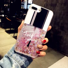 

Fashion Bling Liquid Quicksand Cases For IPhone 6 6S Plus Case Back Cover For Iphone 7 Coque For Iphone X 7 8 Plus