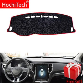 

Rose Pattern Non-slip Dashmat Dash Mat Dashboard Cover Pad Cover Carpet Car Sticker for ROEWE RX5 ERX5 2016-2019 Car Styling